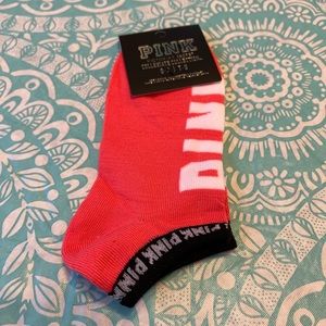 PINK VICTORIA SECRET COLLEGIATE COLLECTION SOCKS